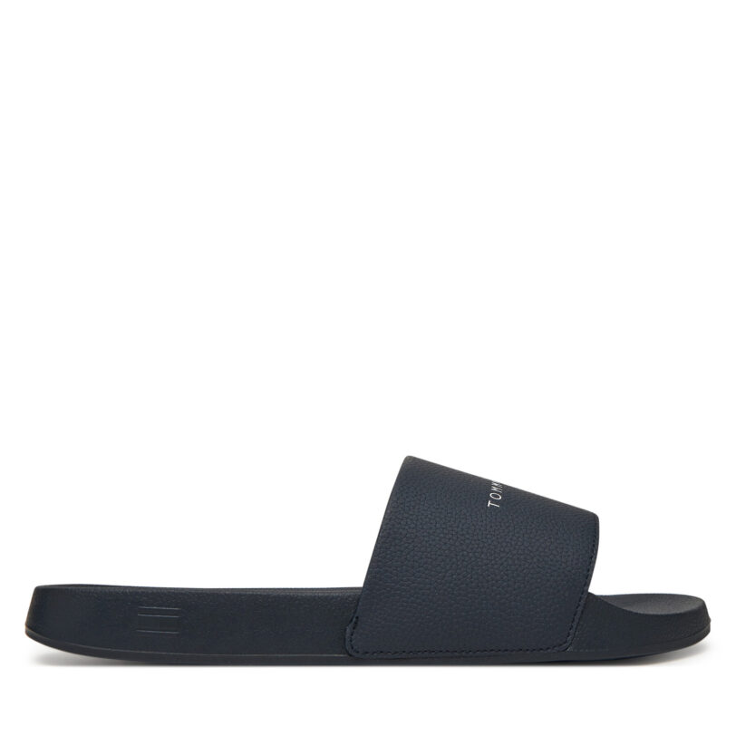 Чехли Tommy Hilfiger Hilifger Nyc Pool Slide FM0FM05432 Тъмносин цвят на ниска цена