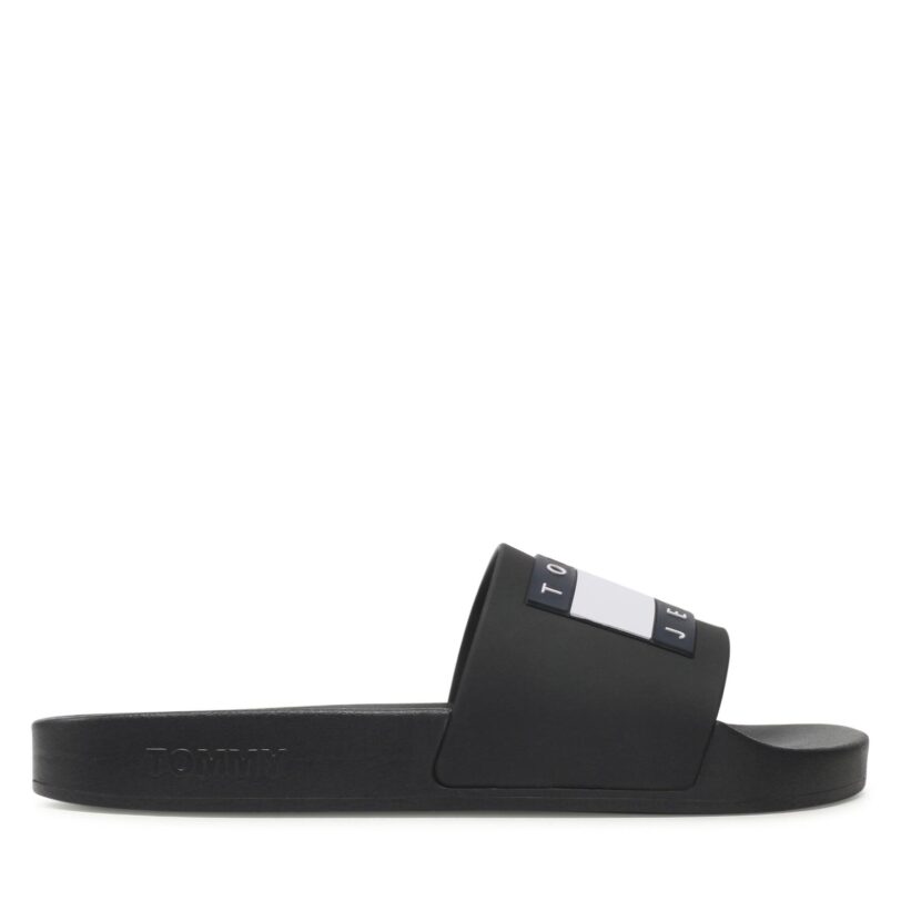 Чехли Tommy Jeans Flag Pool Sld Ess EN0EN02115 Черен цвят на ниска цена