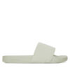 Чехли Tommy Jeans Flag Pool Slide Patent EN0EN02901 Зелен цвят на ниска цена