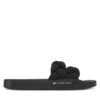 Чехли Tommy Jeans Tjw Braided Slide EN0EN02764 Черен цвят на ниска цена