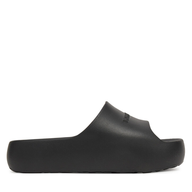 Чехли Tommy Jeans Tjw Chunky Pool Slide Ess EN0EN02879 Черен цвят на ниска цена