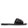 Чехли Tory Burch Eleanor 157966 Черен цвят на ниска цена