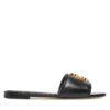 Чехли Tory Burch Eleanor Slide 88744 Черен цвят на ниска цена