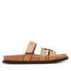 Чехли Tory Burch Ines Sport 168791 Кафяв цвят на ниска цена