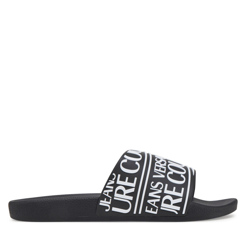 Чехли Versace Jeans Couture 78YA3SQ1 Черен цвят на ниска цена