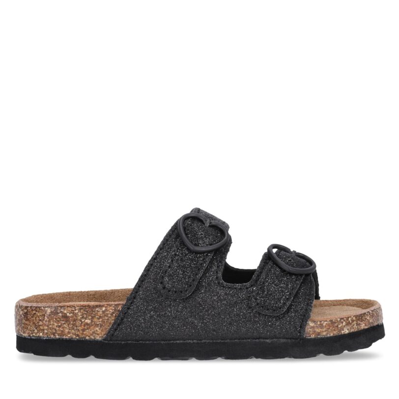 Чехли ZigZag Messina Kids Cork Z151002 Черен цвят на ниска цена