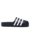 Чехли adidas adiFom adilette HQ7220 Conavy/Ftwwht/Ftwwht цвят на ниска цена