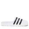 Чехли adidas adifom adilette HQ7219 Ftwwht/Cblack/Ftwwht цвят на ниска цена