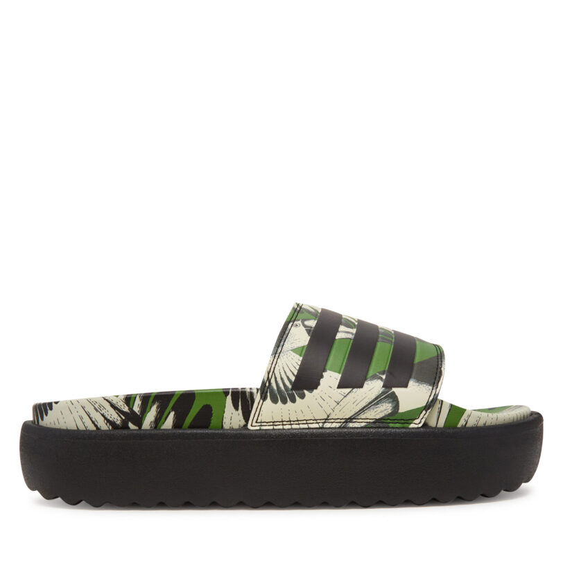 Чехли adidas adilette Platform JI4754 Зелен цвят на ниска цена