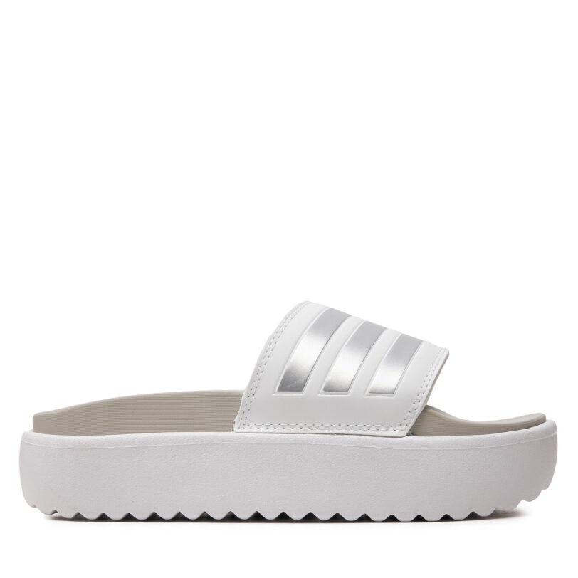 Чехли adidas adilette Platform Slides IE9703 Бял цвят на ниска цена