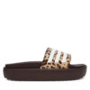 Чехли adidas adilette Platform Slides JR9234 Кафяв цвят на ниска цена