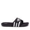 Чехли adidas adissage F35580 Черен цвят на ниска цена