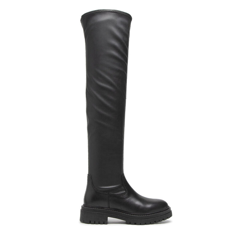 Чизми Geox D Iridea H D16HRH 0KB43 C9999 Черен цвят на ниска цена