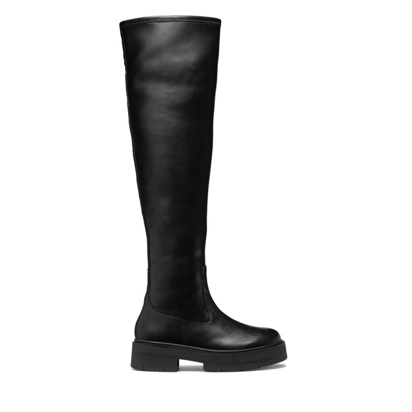 Чизми Geox D Spherica Ec7 D46VDC 0BC43 C9999 Черен цвят на ниска цена