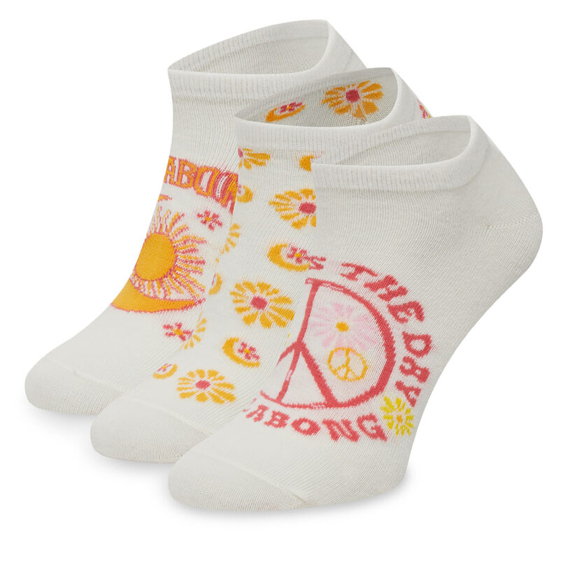 Чорапи Billabong AS_BILLABONG_04S_SS25 (3-PACK) Бял цвят на ниска цена