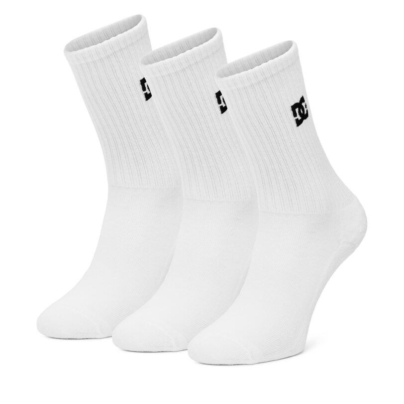 Чорапи DC AS_DC_01W_SS25 (3-PACK) Бял цвят на ниска цена