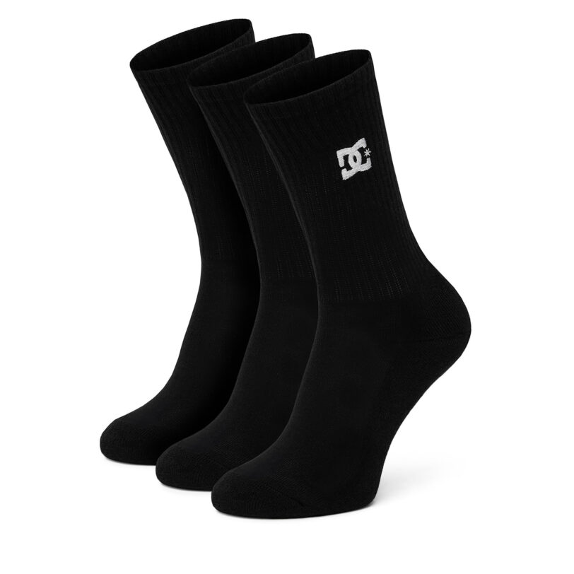 Чорапи DC AS_DC_01W_SS25 (3-PACK) Черен цвят на ниска цена