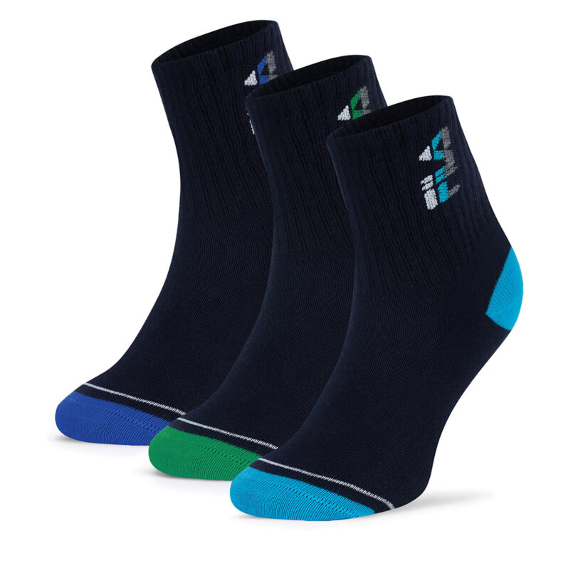 Чорапи Fila F8083-AW24 (3-pack) Тъмносин цвят на ниска цена