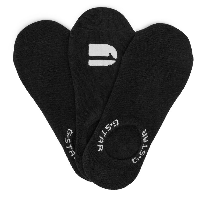 Чорапи G-Star Raw AS_G-STAR_S_020_SS25 (3-PACK) Черен цвят на ниска цена