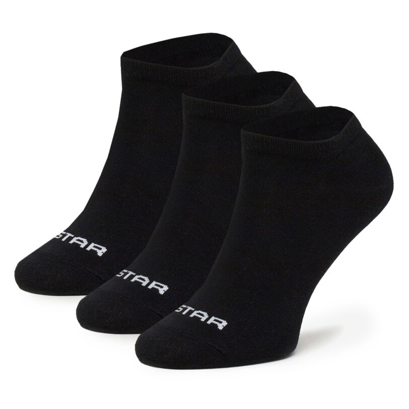 Чорапи G-Star Raw AS_G-STAR_S_136_SS25 (3-PACK) Черен цвят на ниска цена