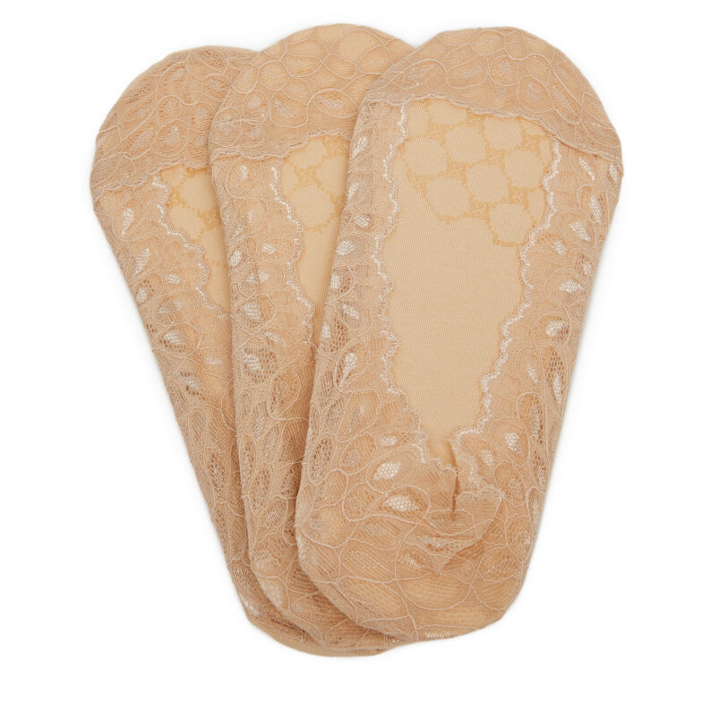 Чорапи Nine West LA_NW_4WB_004_SS25 (3-PACK) Бежов цвят на ниска цена