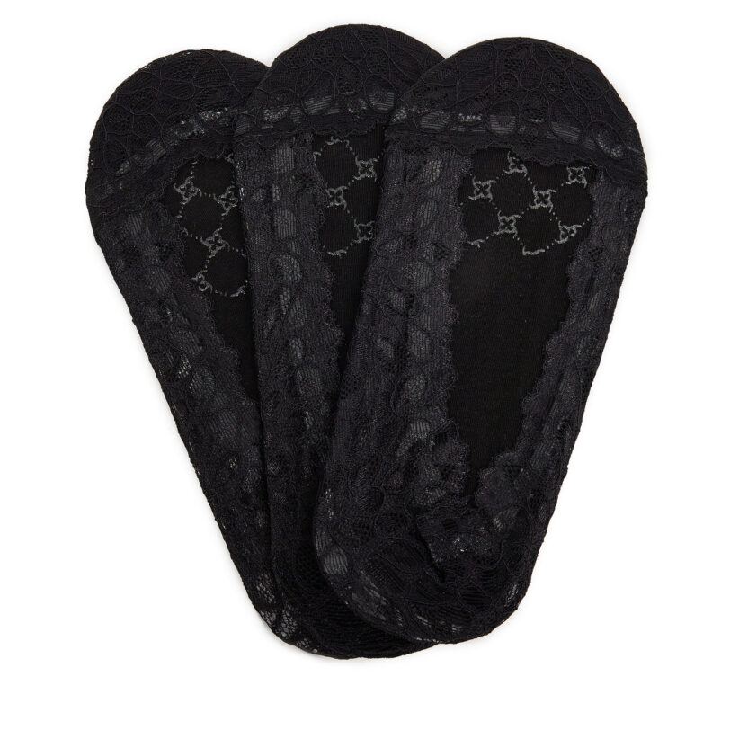Чорапи Nine West LA_NW_4WB_005_SS25 (3-PACK) BLACK Черен цвят на ниска цена