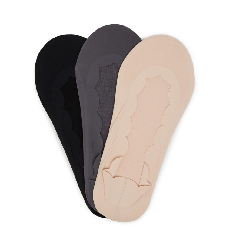 Чорапи Nine West LA_NW_4WB_009_SS25 (3-PACK) BKACK/MIX Цветен цвят на ниска цена