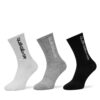 Чорапи Quiksilver AS_QUIKSILVER_100W_SS25 (3-PACK) Бял цвят на ниска цена