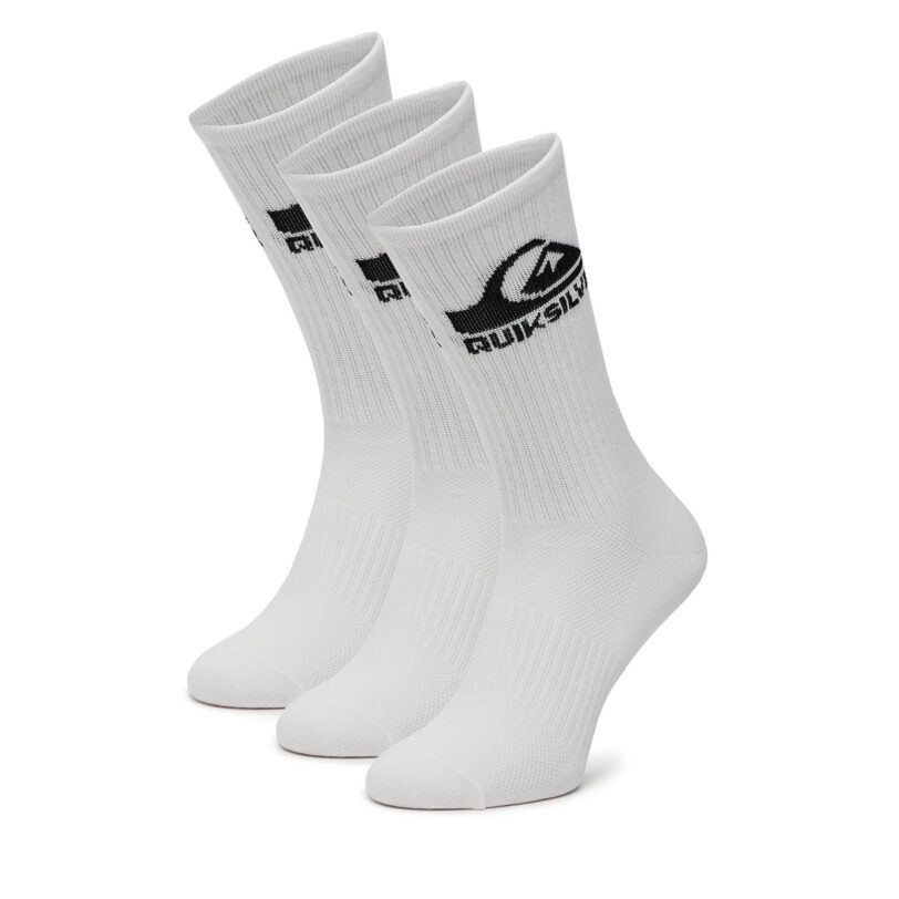 Чорапи Quiksilver AS_QUIKSILVER_101W_SS25 (3-PACK) Бял цвят на ниска цена