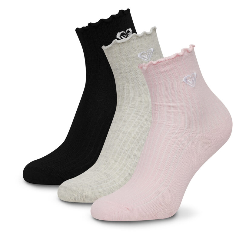 Чорапи Roxy AS_ROXY_01Z_SS25 (3-PACK) Розов цвят на ниска цена