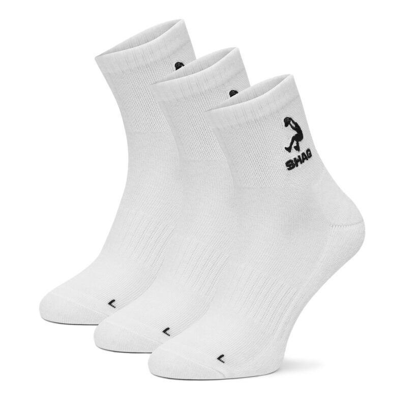 Чорапи Shaq AS_SHQ_H_001Z_SS25 (3-PACK) Бял цвят на ниска цена