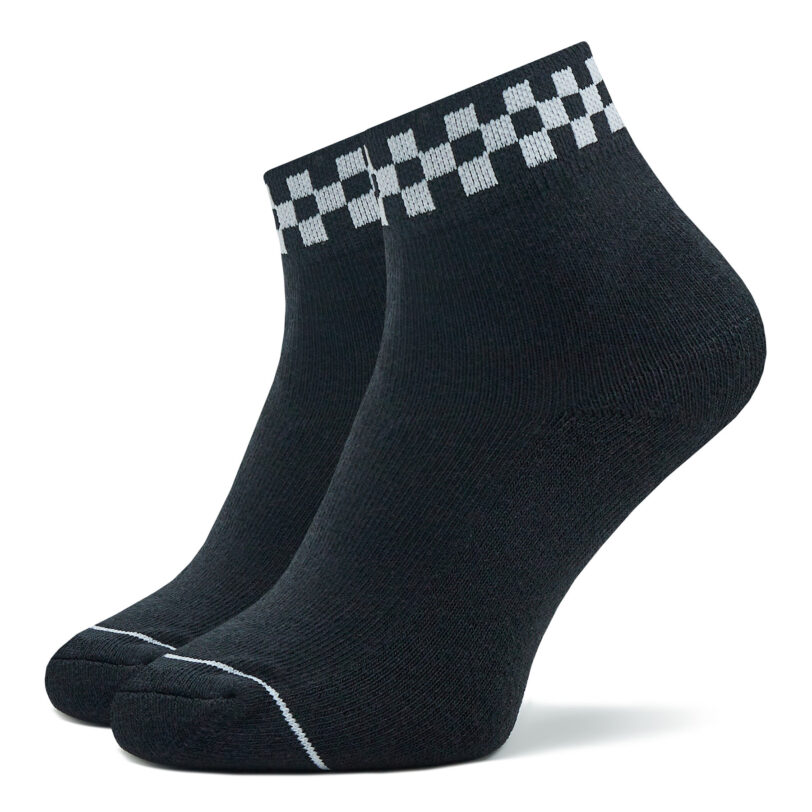Чорапи дълги детски Vans Peek A Check VN0007BJBLK1 Черен цвят на ниска цена