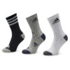 Чорапи дълги детски adidas Graphic Socks 3 Pairs HN5736 Черен цвят на ниска цена