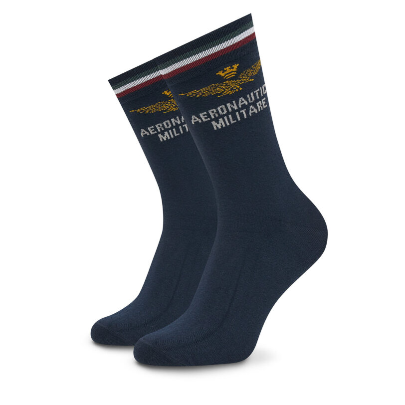 Чорапи дълги мъжки Aeronautica Militare 252CZ0012UL00499 Тъмносин цвят на ниска цена