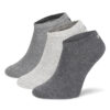 Чорапи къси мъжки Fila F9100-AW24 (3-pack) Сив цвят на ниска цена