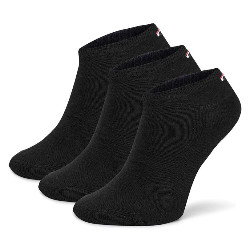 Чорапи къси мъжки Fila F9100-AW24 (3-pack) Черен цвят на ниска цена