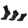Чорапи къси унисекс Reebok Active Foundation Ankle Socks 3 Pairs GH0404 Черен цвят на ниска цена