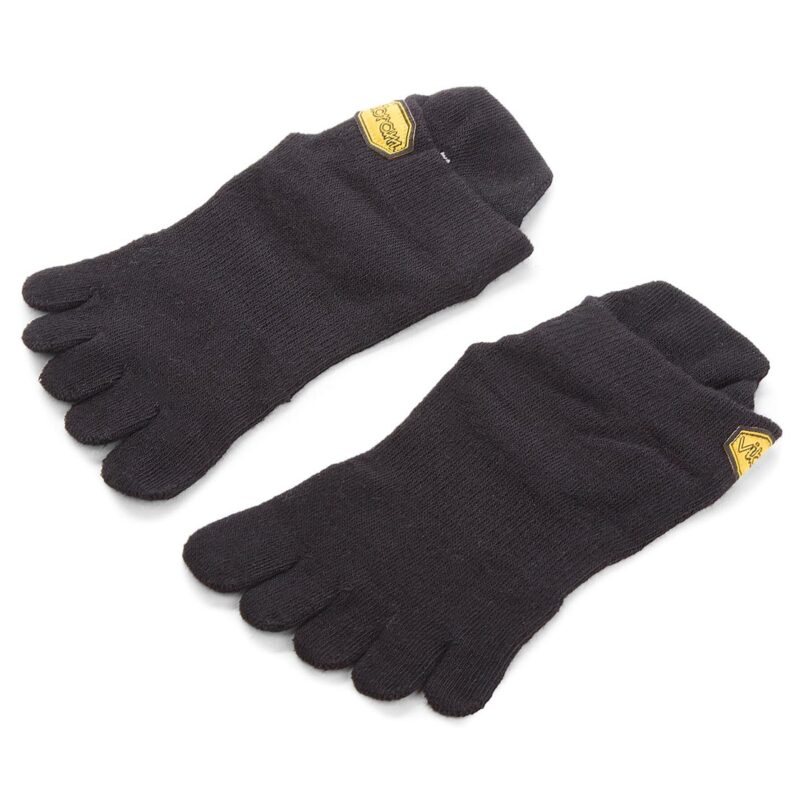 Чорапи къси унисекс Vibram Fivefingers Ahtletic No Show S15N02 S Черен цвят на ниска цена