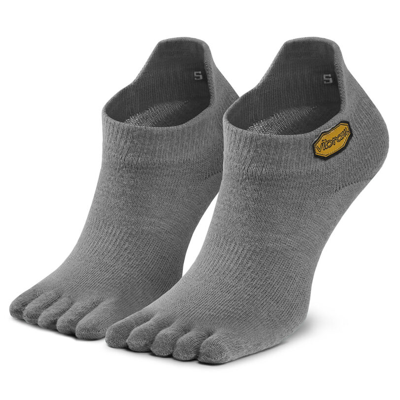 Чорапи къси унисекс Vibram Fivefingers Athletic No Show S15N03 Сив цвят на ниска цена