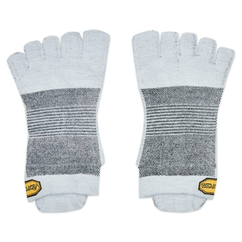 Чорапи къси унисекс Vibram Fivefingers Atlethic No-Show S21N02 Сив цвят на ниска цена