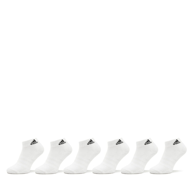 Чорапи къси унисекс adidas Cushioned Sportswear Ankle Socks 6 Pairs HT3442 Бял цвят на ниска цена