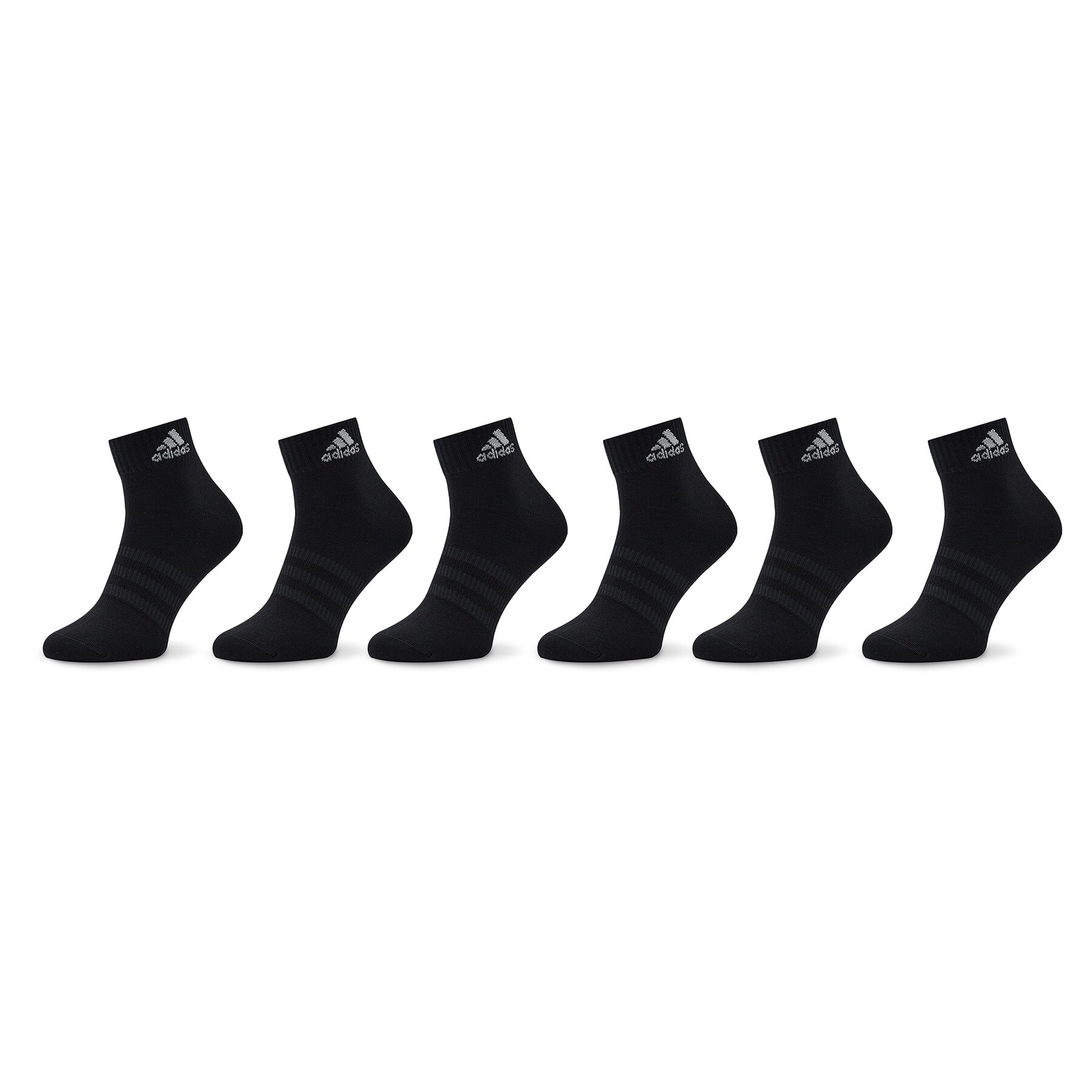 Чорапи къси унисекс adidas Thin and Light Sportswear Ankle Socks 6 Pairs IC1293 Черен цвят на ниска цена
