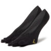 Чорапи терлик унисекс Vibram Fivefingers Ghost S15G02 Черен цвят на ниска цена