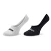 Чорапи терлик унисекс adidas Thin Linear Ballerina Socks 2 Pairs HT3448 Бял цвят на ниска цена
