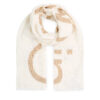 Шал Calvin Klein Bold Logo Cotton Hemp Scarf K60K612975 Екрю цвят на ниска цена