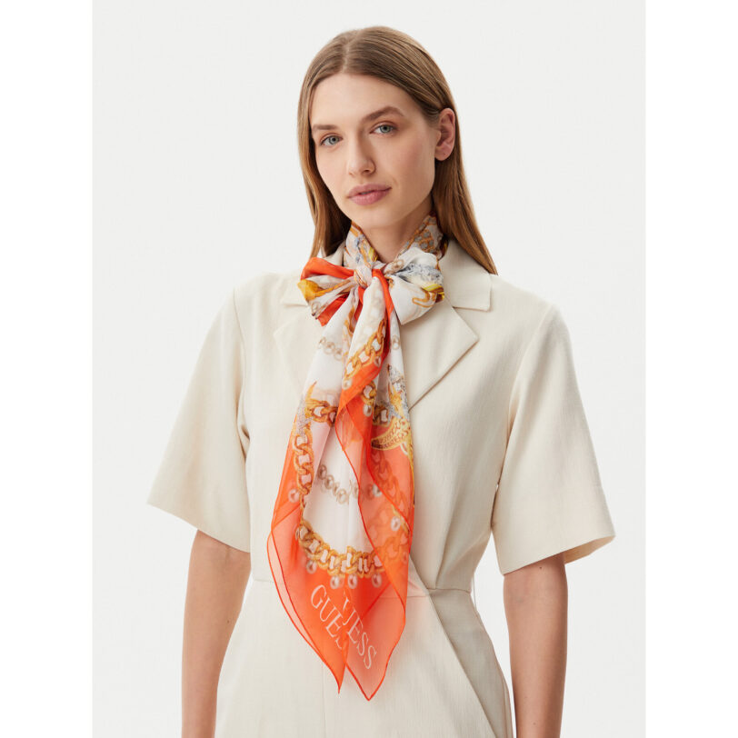 Шал Guess AW5297 SIL12 Коралов цвят на ниска цена
