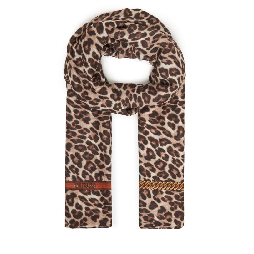 Шал Guess AW5349 MOD03 Кафяв цвят на ниска цена