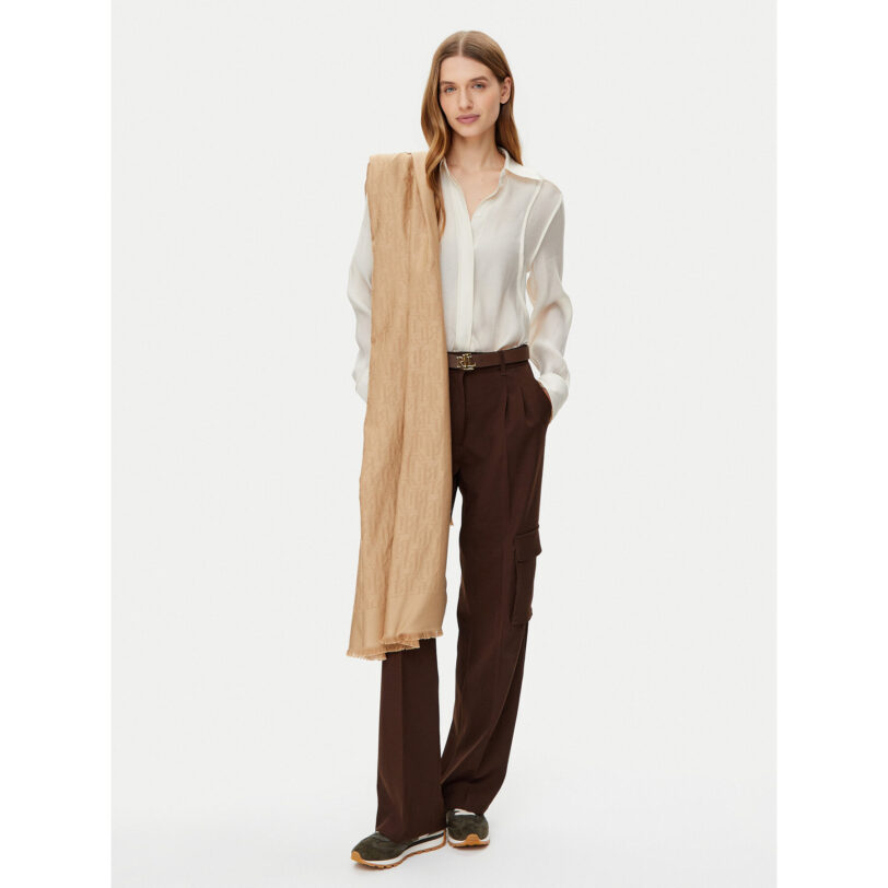 Шал LAUREN RALPH LAUREN 454937219004 Бежов цвят на ниска цена