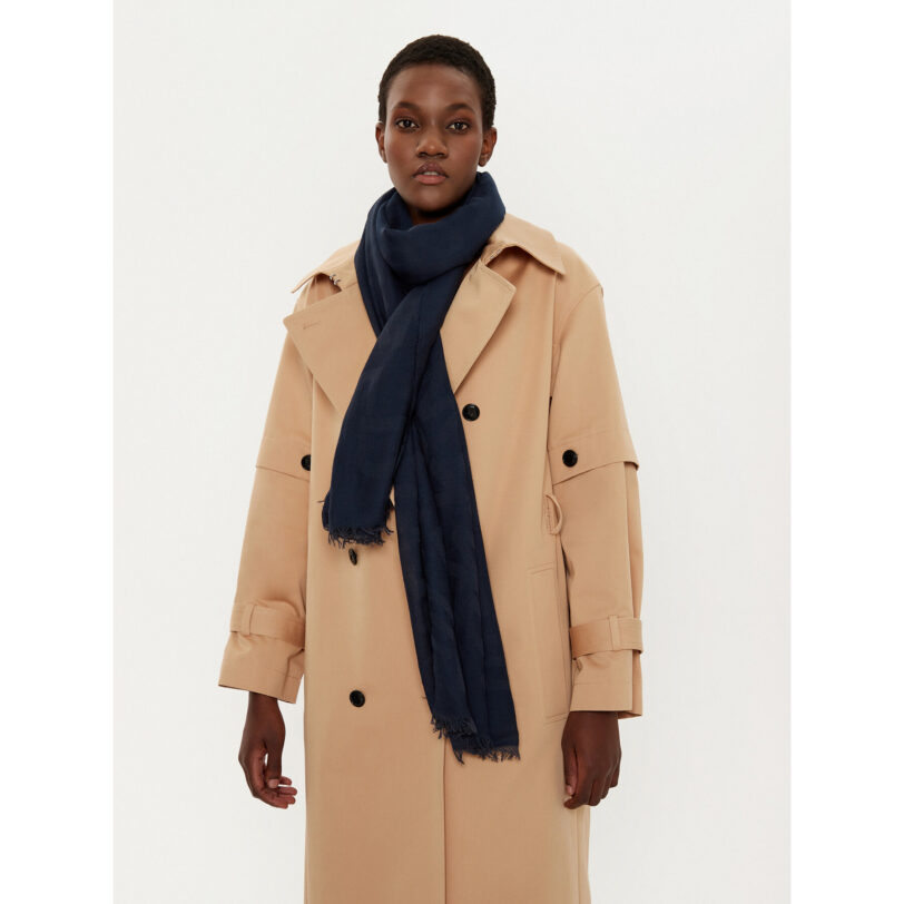 Шал Weekend Max Mara Classe 2515541074600 Син цвят на ниска цена