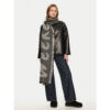 Шал Weekend Max Mara Flores 2515541064600 Черен цвят на ниска цена